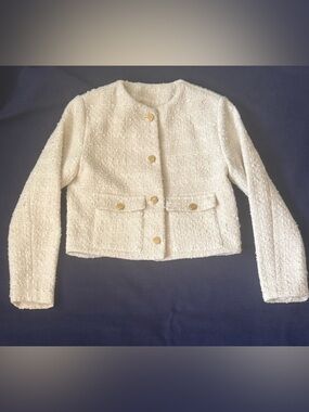 Abercrombie and Fitch Tweed Cropped Jacket Size Medium